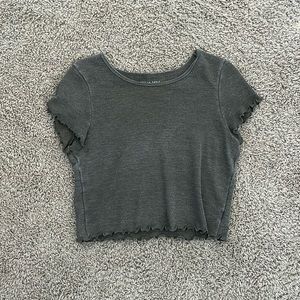 American eagle green baby tee